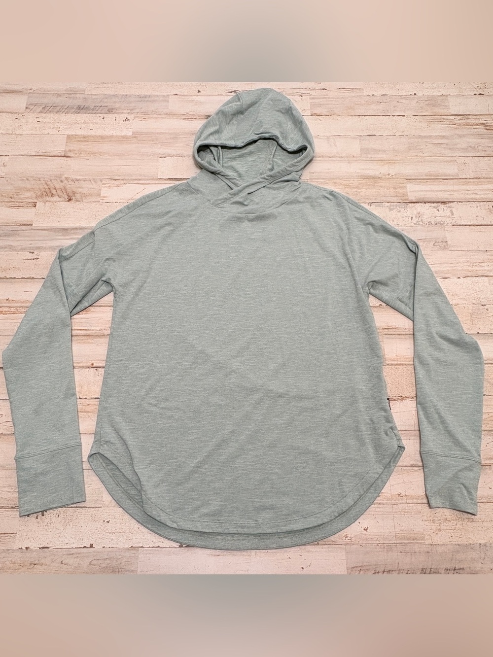 REI Co-op Sahara Shade Hoodie Women’s Medium Light Green Sage Heather UPF 50+